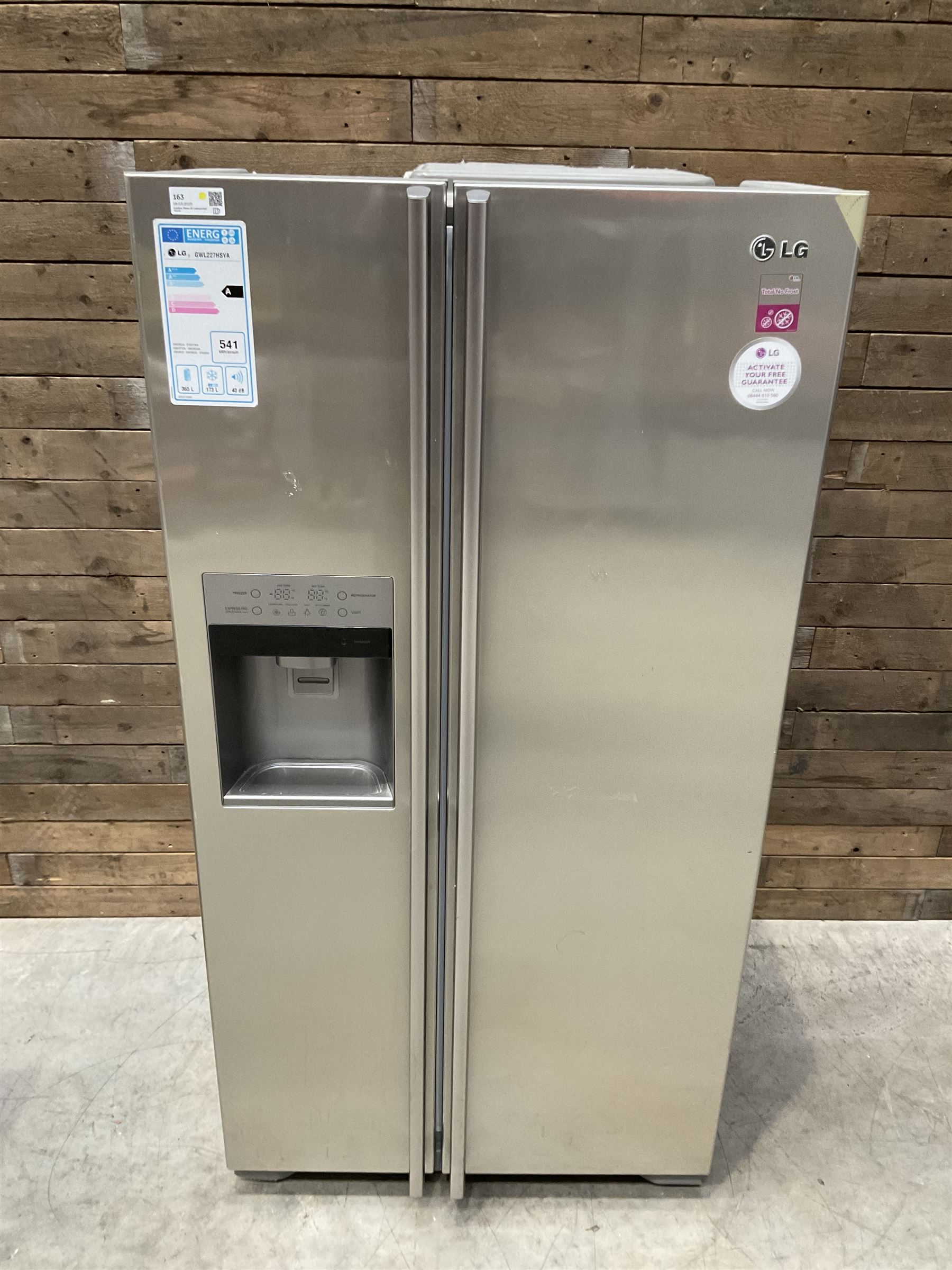 LG American style fridge freezer