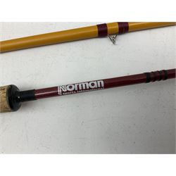 Quantity of fly and sea fishing rods and accessories, to include Shakespeare Boat 210 rod, Daiwa rod and others, and Guang Zhao FLD9000 course fishing reel, Beachmaster 7000FD, Rimfly II amd Penn Super Mariner, tackle etc