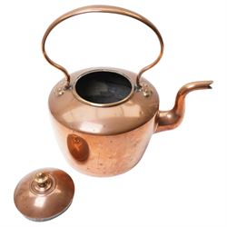 19th century bronze kettle H39cm