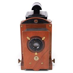 Reynolds & Branson Ltd magic lantern, together with a Thornton-Pickard Imperial Enlarger and a tin plate and brass cine projector