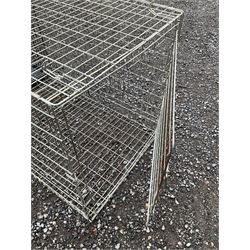 Pair of foldable metal dog cages  - THIS LOT IS TO BE COLLECTED BY APPOINTMENT FROM DUGGLEBY STORAGE, GREAT HILL, EASTFIELD, SCARBOROUGH, YO11 3TX