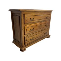 Ponsfords of Sheffield - French cherry wood three drawer chest