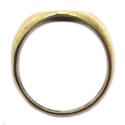  9ct gold signet ring, hallmarked, approx 6.7gm  