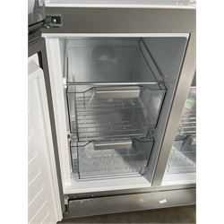 Sharp SJ-F1526E01 side by side fridge freezer, 90cm