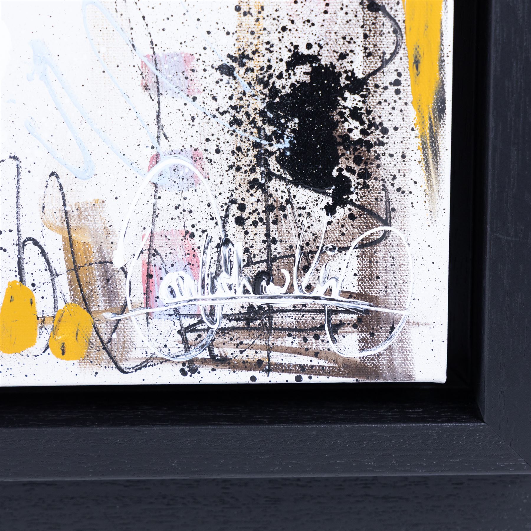 Samantha Ellis (British 1992-): 'Pebbles' Portrait of a Boxer, oil on canvas signed, titled on label verso, 76cm x 76cm 