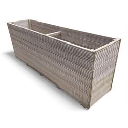 Large Decking planter with centre braces