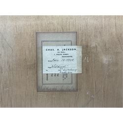 William (Fred) Frederick Mayor (Staithes Group 1866-1916): 'Whitchurch near Aylesbury', watercolour signed, titled verso 31cm x 38cm 
Provenance: private collection; David Duggleby, Scarborough 26th November 2021, Lot 56; with the Charles A Jackson Gallery, Police Street, Manchester, label verso dated March '44 - interestingly Charles Jackson was the brother of fellow Staithes Group artist Frederic William Jackson.