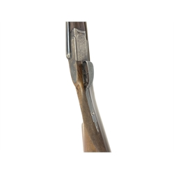 Spanish Victor Sarasqueta Eibar 12-bore sidelock ejector side-by-side double barrel shotgun with walnut stock and 71cm barrels No.218961, L115cm overall SHOTGUN CERTIFICATE REQUIRED