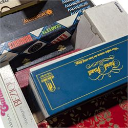 Various playing cards, boxed games including Bezique, Scrabble, Drafts, Roulette, Trivial Pursuit etc
Provenance: from the Kirkham Hall estate. 