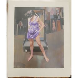 Robert Oscar Lenkiewicz (British 1941-2002): 'Esther Rear View - St Anthony Theme - Project 18', limited edition colour print signed titled and numbered 118/275 in pencil 74cm x 62cm with full margins (unframed)