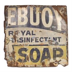 Enamel advertising sign Ebuoy Soap, H62cm