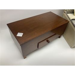 Husqvarna combina II sewing machine in case, with instruction manual and sewing box