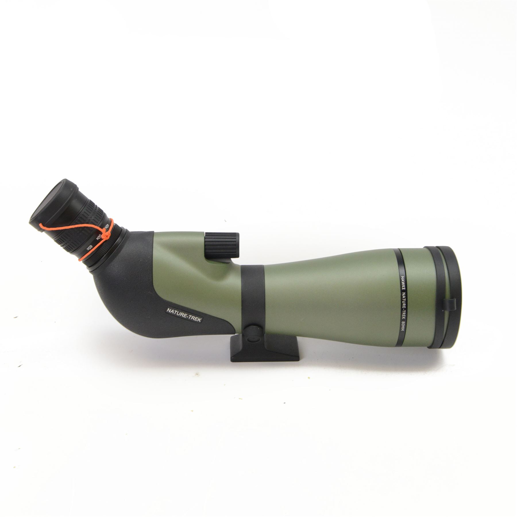 Hawke Nature-Trek 20-60 x 80 spotting scope, boxed with protective soft case and instructions