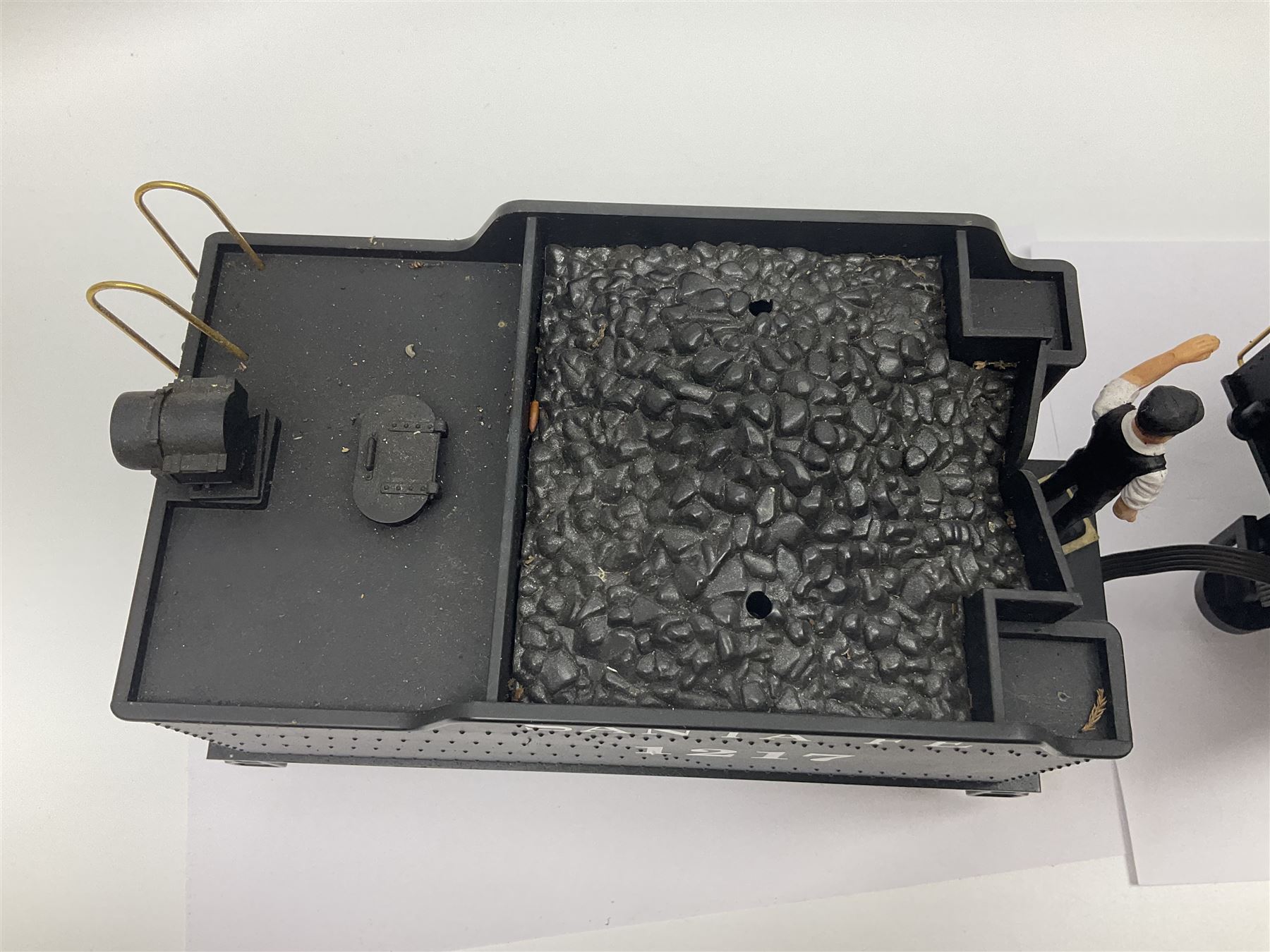 LGB (Lehmann Gross Bahn) G scale, gauge 1 2-4-0 steam locomotive, No 20231, in Santa Fe black livery, numbered 1217, unboxed