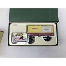 Corgi Premium limited edition - three Showman's Collection die-cast models comprising 07413 John Biddall Funfair Land Rover; 16602 Jennings Scammell Highwayman Ballast and Dodgem trailer; and 55609 John Thurston Diamond Ballast; together with three British Rail models comprising CC11606 Albion Reiver Platform Lorry and Tank Container Load; CC11301Scammell Scarab; and CC11001 Thames Trader Flatbed; all boxed (6)