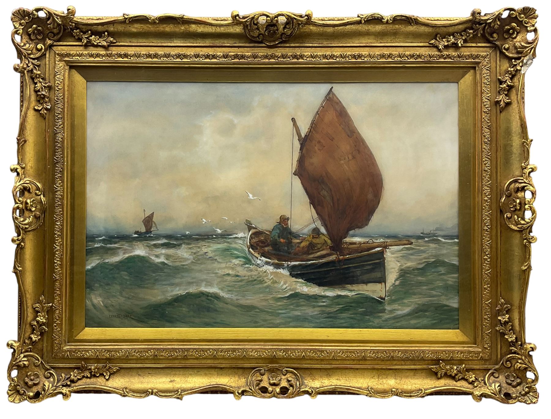 Ernest Dade (Staithes Group 1864-1934): 'Northumbrian Mules', watercolour signed 50cm x 75cm 
Provenance: private collection, purchased Phillips London 17th April 2000 Lot 247