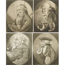 After Robert Dighton (British 1752–1814): 'I Vont Take a Farden Less', 'A Lame Duck', 'A Sour Dog', 'What a Glorious Speech!', and 'Devilish Cold', set of five late 18th/early 19th century satirical mezzotint engravings, published by Bowles and Carver, c.1796–1801, max 24cm x 15cm (5) (unframed)