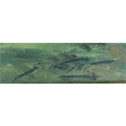 George Wright (British 1860-1942): 'Coach and Four on the Open Road', oil on canvas signed 49cm x 74cm 
Provenance: purchased by the vendor Sotheby's London 12th November 1992, Lot 225; with Kurt E Schon Ltd, New Orleans and Vienna, label verso