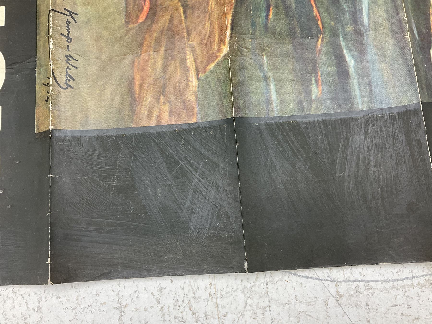 Edith M Kemp-Welch (British 1870-1941): 'Remember Scarborough! Enlist Now', rare original Parliamentary Recruiting Committee poster No. 41, circa 1915, printed by David Allen 149 x 98cm