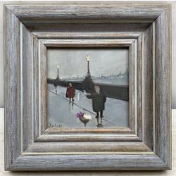 Janet Ledger (British 1931-): London Views, set of four acrylics on board signed 8.5cm x 8.5cm (4) 
Provenance: with The Linda Blackstone Gallery, Pinner, labels verso