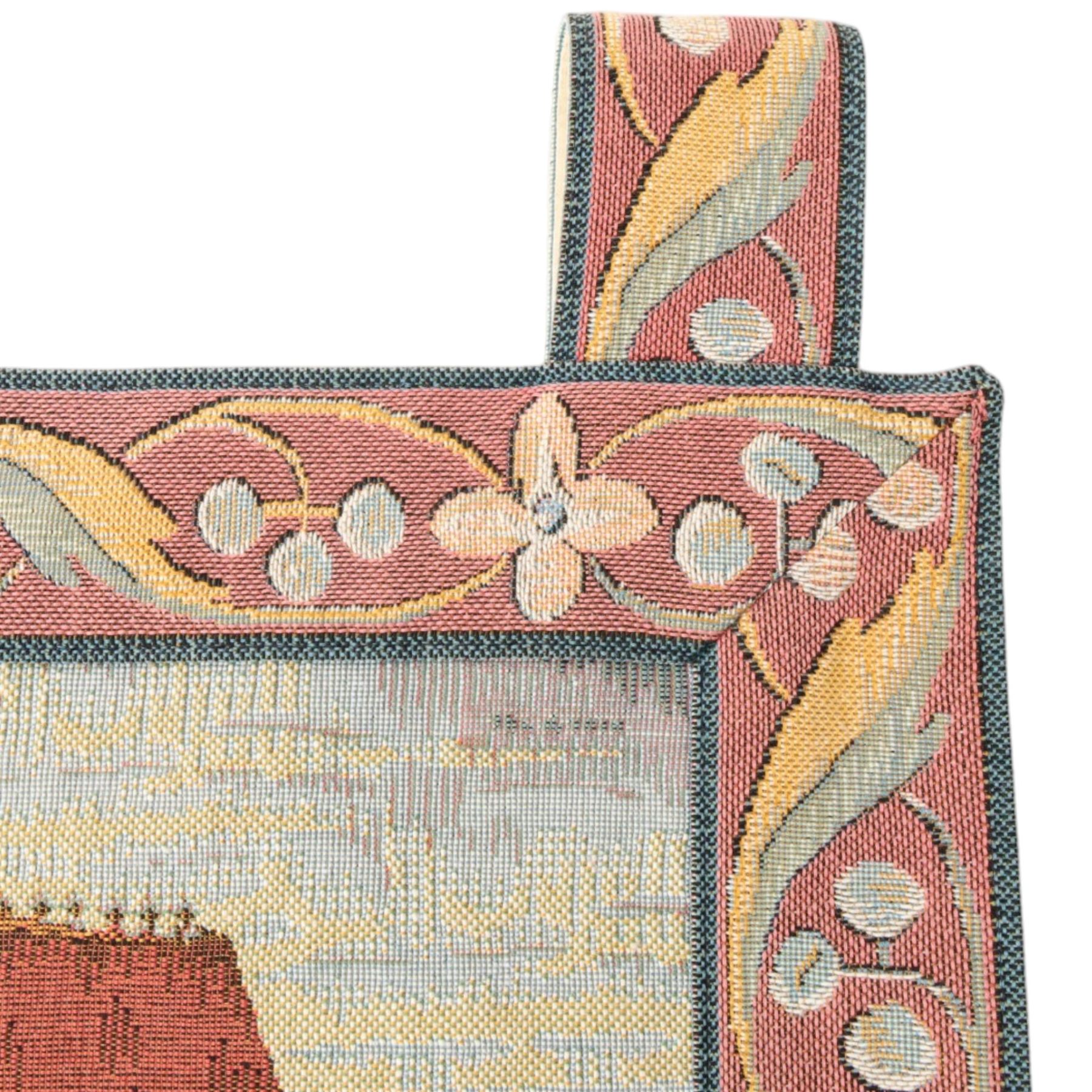 Modern machine made tapestry panel 83cm x 132cm