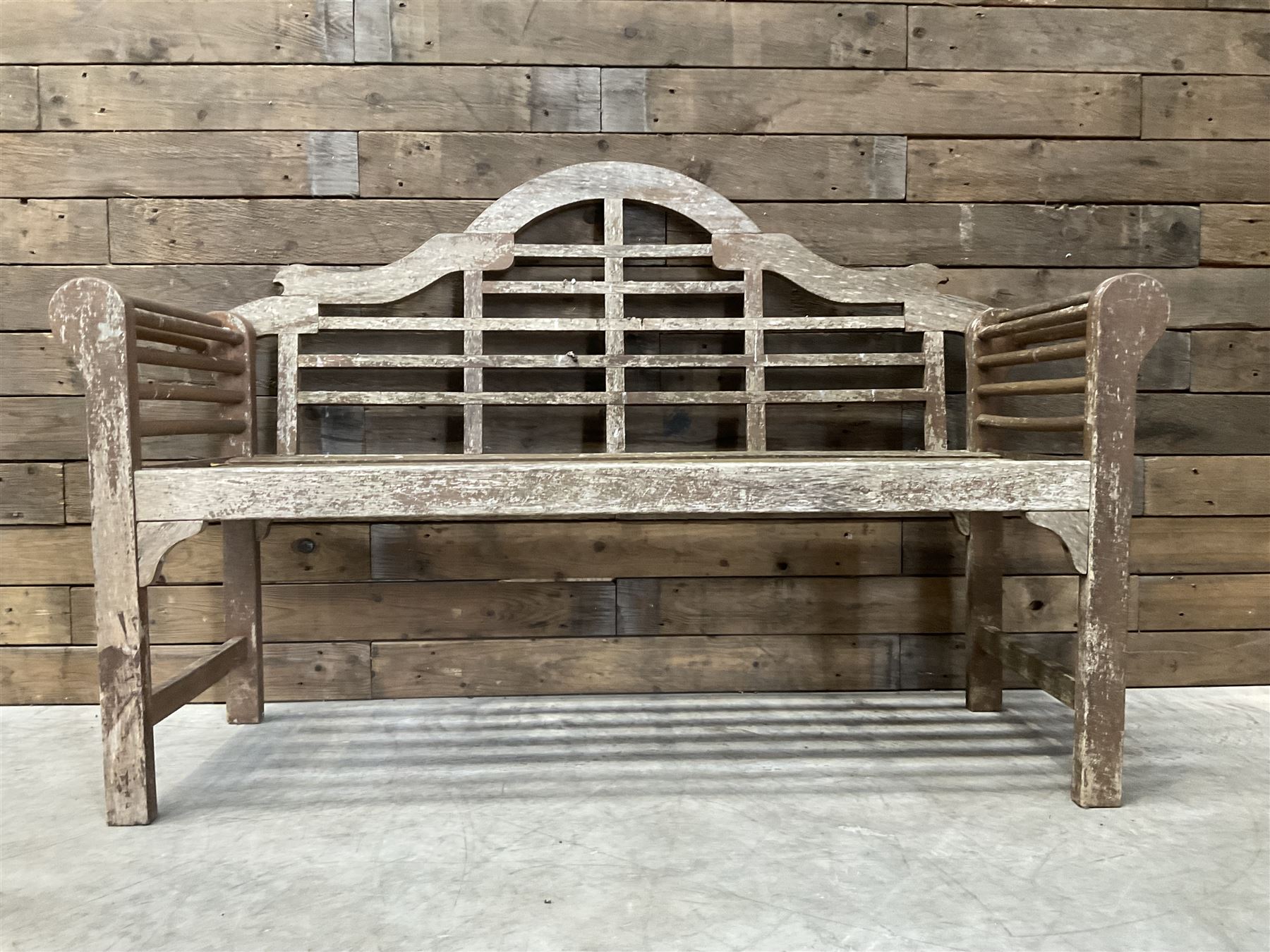  Lutyens design teak garden bench