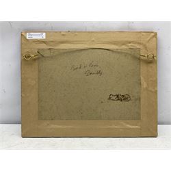 Claude Rameau (French 1876-1955): 'Bord de Loire Pouilly', oil on board signed, titled verso 23cm x 32cm