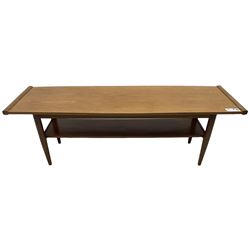 Mid-20th century teak rectangular coffee table