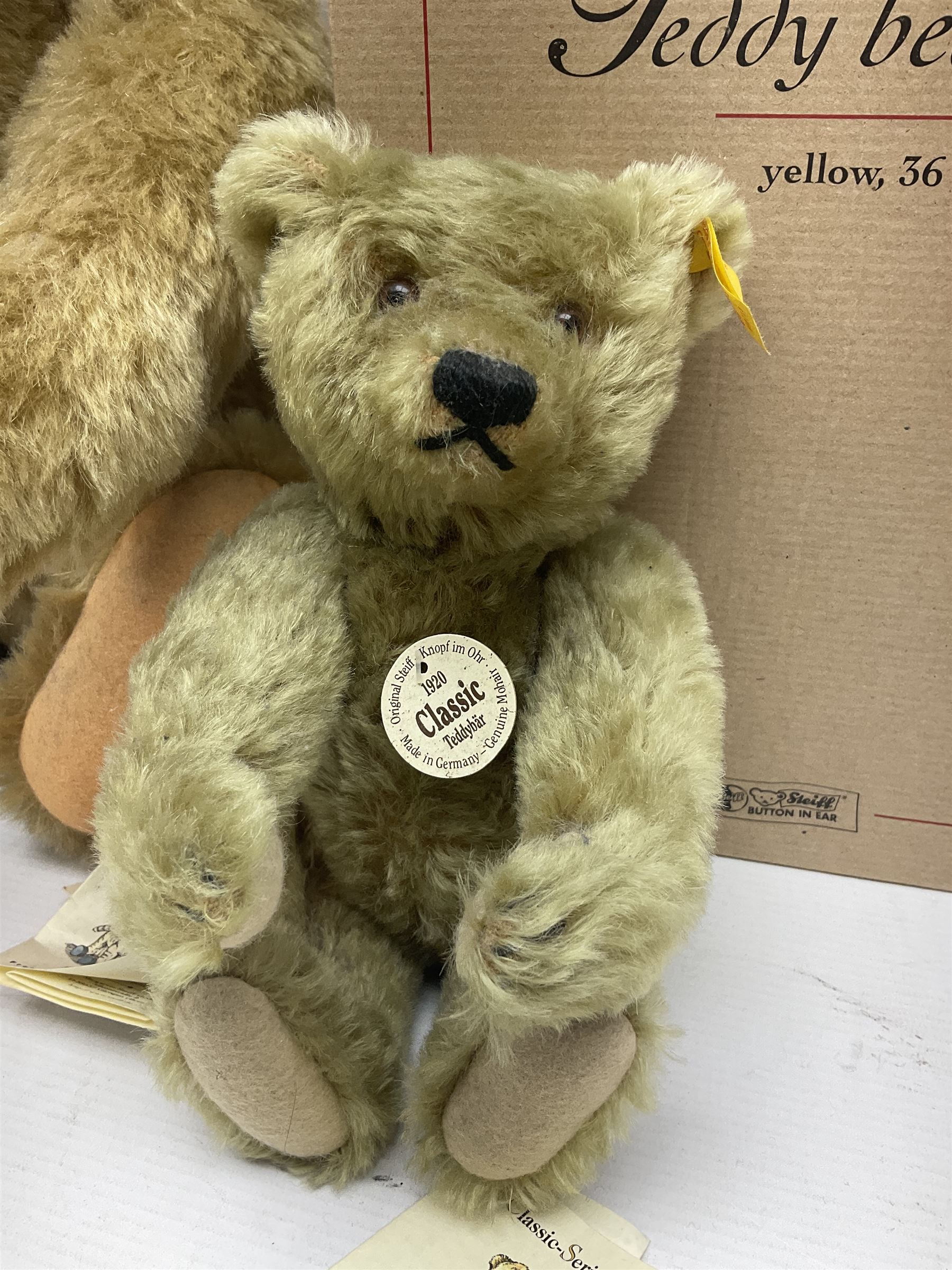 Three modern Steiff teddy bears - limited edition 'Teddy Bear 2003