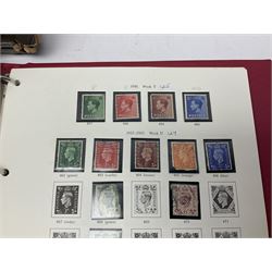Great British stamps including Queen Elizabeth II mostly commemorative mint decimal issues with 1st class, miniature sheets etc, pre-decimal issues and other QEII stamps with mint and used, housed in four ring binder folders and loose