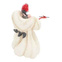 Disney Showcase Haute Couture figures, comprising Evil Queen, Cruella Devil and two Malificent, all boxed