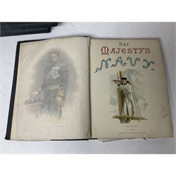 Charles Rathbone Low: Her Majesty's Navy, including its Deeds and Battles', five vols of six., pub J.S. Virtue & Co., London, 1890 (5)