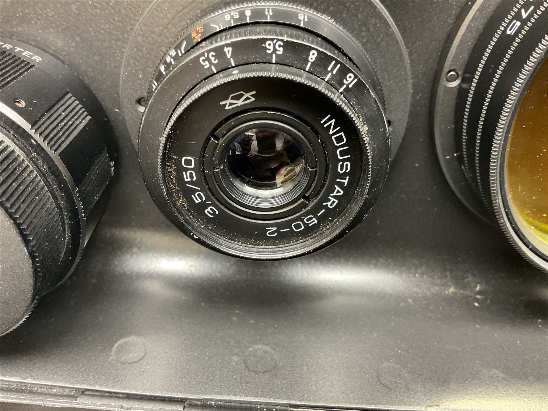 Zenit Photosniper Outfit, to include Zenit E camera body, serial no 80272217, 'Tair-3S 4.5/300' lens serial no 8508819, 'Aico 3x Converter', etc, all in a metal carry case  