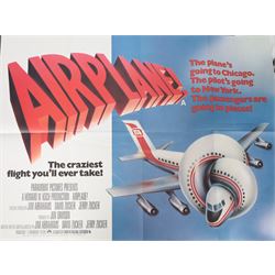 Nine film posters, including Saturn 3, Airplane, Amityville Horror, 10 and five Oscar Winners examples given free with The Times in 2007