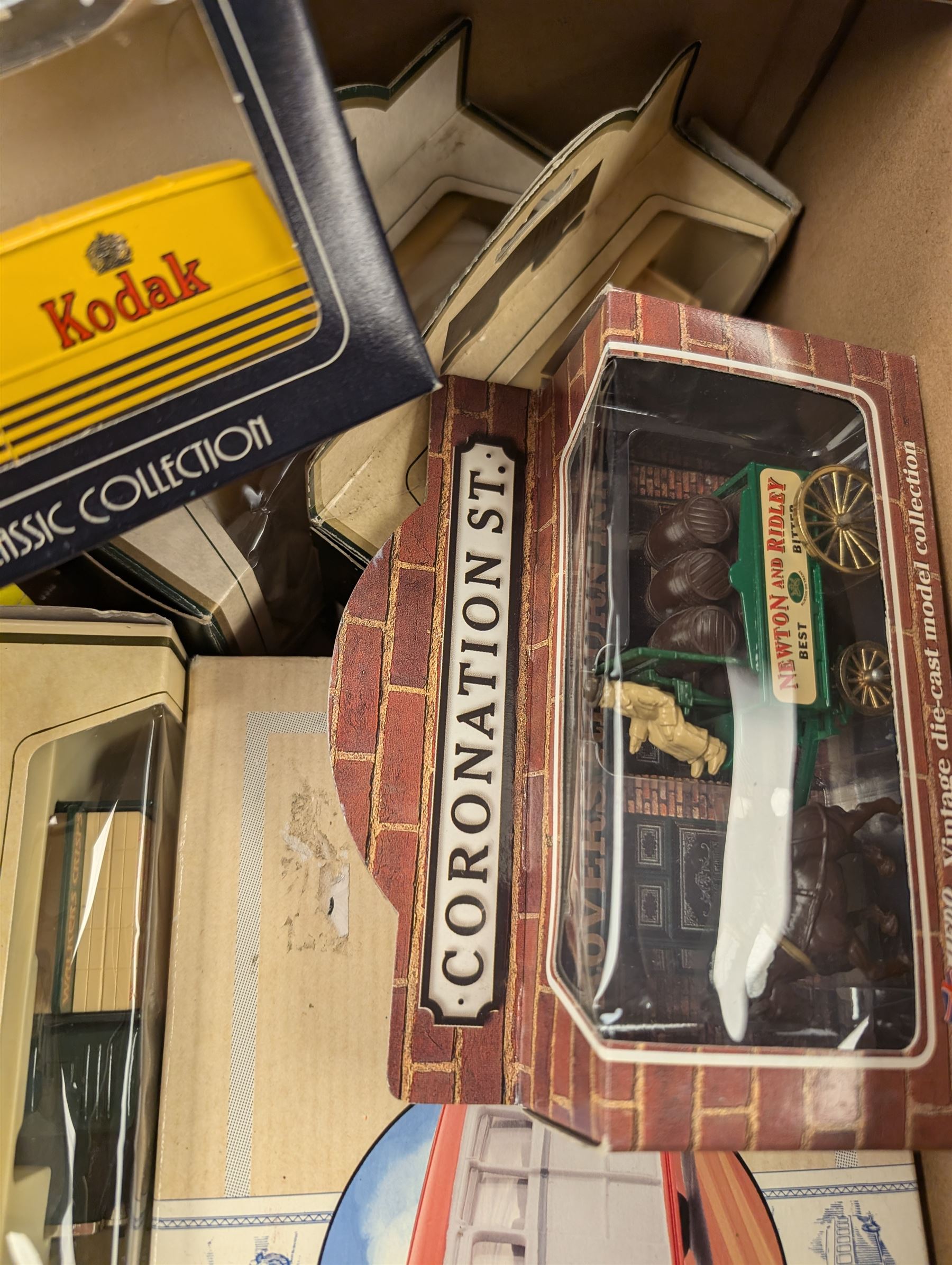 Collection of diecast model vehicles, including Corgi, Vanguards, Solido and LLedo examples