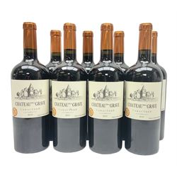 Château de la Grave ‘Caractère', 2019, Côtes de Bourg, 750ml, 14% vol, eight bottles 