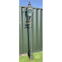 Cast iron, Victorian, Tetley lantern - THIS LOT IS TO BE COLLECTED BY APPOINTMENT FROM DUGGLEBY STORAGE, GREAT HILL, EASTFIELD, SCARBOROUGH, YO11 3TX