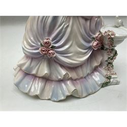 Coalport figure, Secret Garden, designed by Sue McGarrigle, with original box and certificate of authentication, H26cm