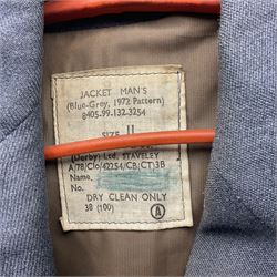 Two air force jackets, together with two helmets and Bamberger Mutzen Industrie German military hat and two others 