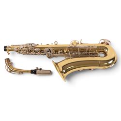 Boosey & Hawkes B&H 400 alto saxophone, serial no. 315050, in hard carry case