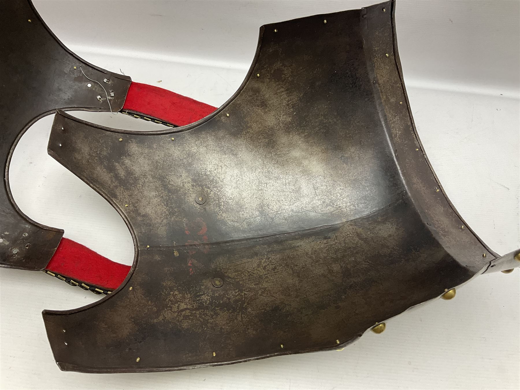 Copy of a Belgian Cuirass breastplate and backplate