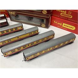 Various makers ‘00’ gauge - twenty three passenger coaches to include buffet cars, sleeping cars, utility van, Pullman coaches etc; mostly Hornby/Tri-Ang boxed (23) 