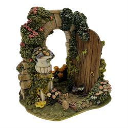 Four Lilliput Lane models, from the Secret Gardens collection, comprising Nature's Doorway, Fruits of Eden, Picnic Paradise and Peaceful Pastimes, all boxed 