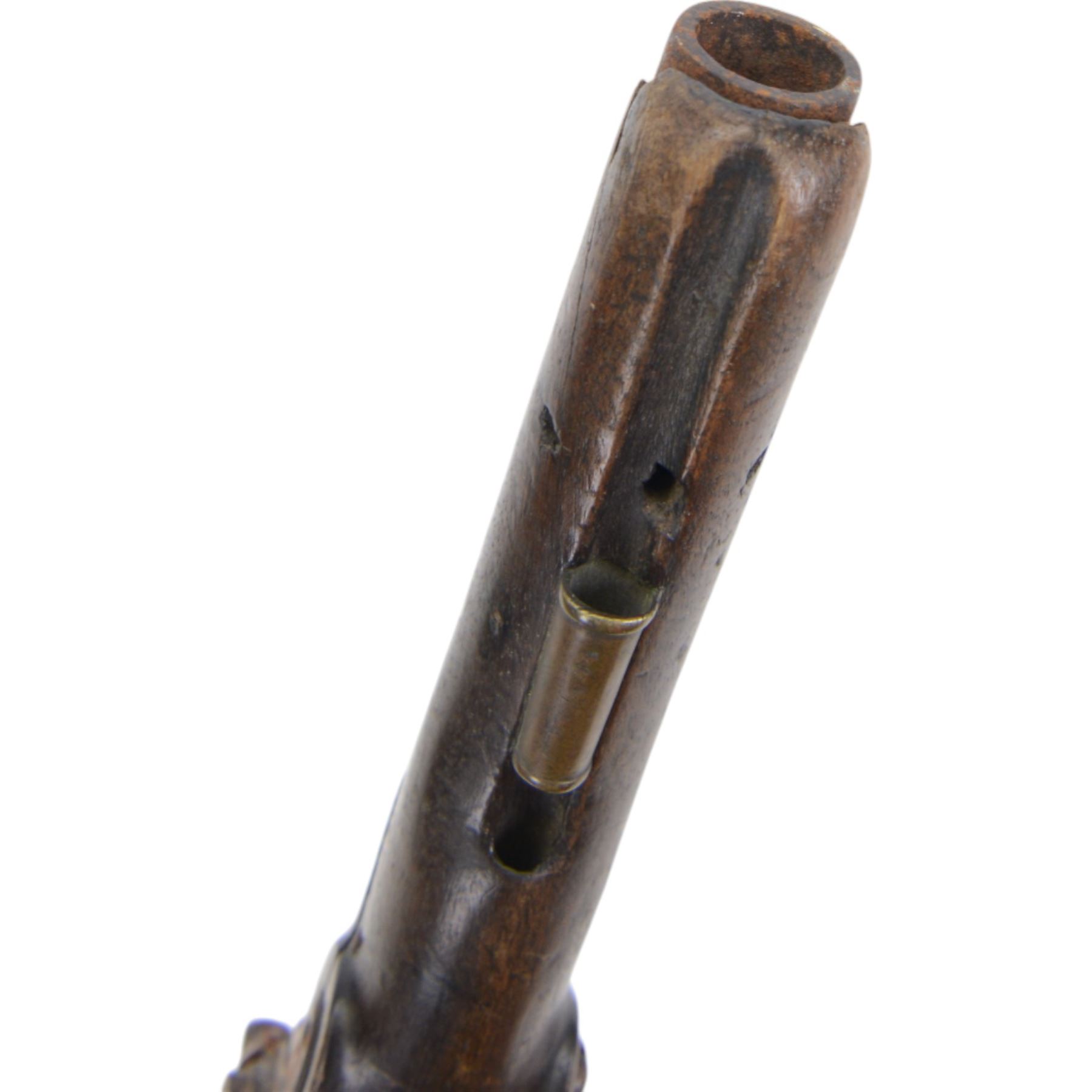 19th century percussion pistol, L41cm