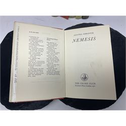 Six Collins Crime Club Agatha Christie novels, including Elephants can Remember, Nemesis, Sleeping Murder, etc together with Agatha Christie; The Hound of Death Odhams Press, all first editions 