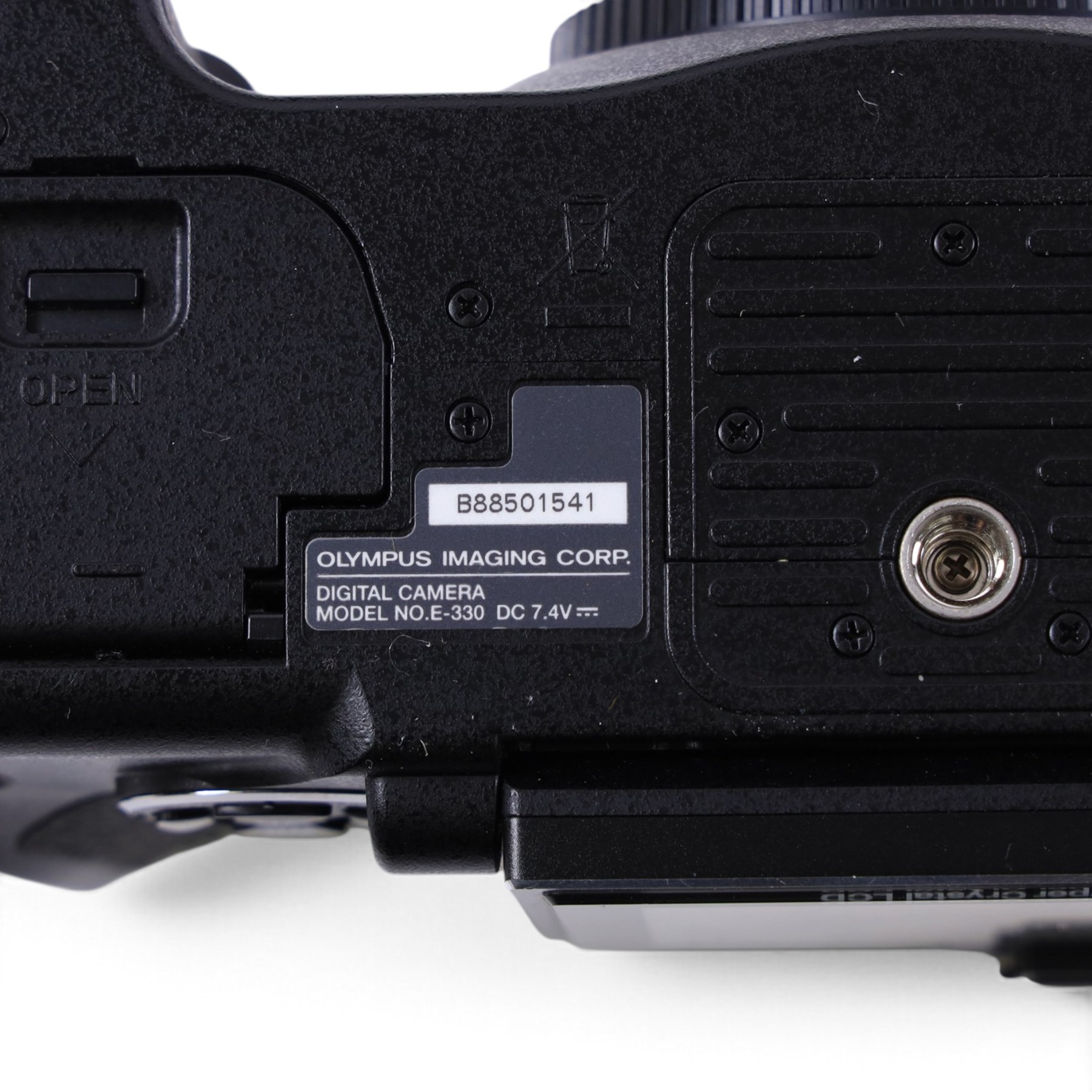 Olympus Evolt E-330 camera body, serial no. B88501541, with original Olympus Zuiko Digital 14-45mm 1:3.5-5.6, boxed with instructions, with three additional boxed Olympus Zuiko Digital lenses 70-300mm f4.0-5.6, 40-150mm f3.5-4.5 and 14-54mm f2.8-3.5, all boxed