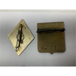 Eleven French Foreign Legion badges including various para, infantry and artillery (some copies)
