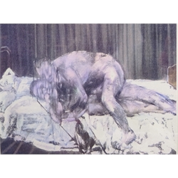 Francis Bacon (British 1909-1992): 'Two Figures 1953', artist's proof lithograph signed and marked e.a. in pencil 41cm x 28cm
Provenance: with Belmain Antiques, Ripon; Robert Simms Hampstead; with J Y Poucher, Vernon, France, label verso

