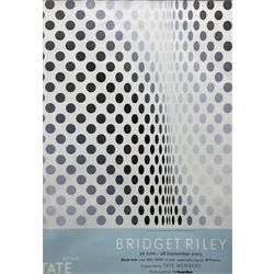 After Bridget Riley (British 1931-): 'Pause 1964' Tate Britain, colour lithograph exhibition poster pub. 2003, 66cm x 46cm