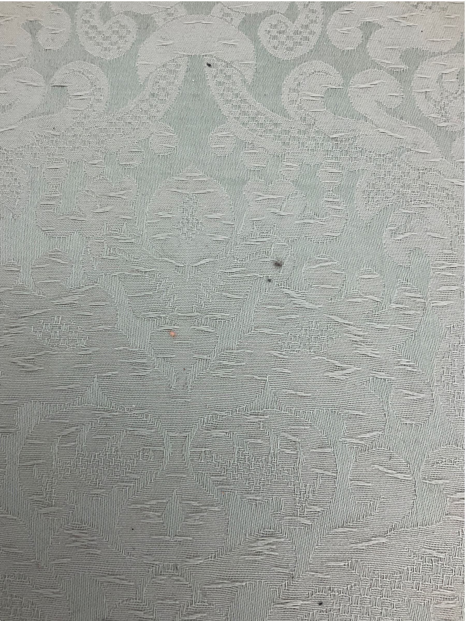 Early 20th century walnut framed American rocking chair, upholstered seat, back and arms